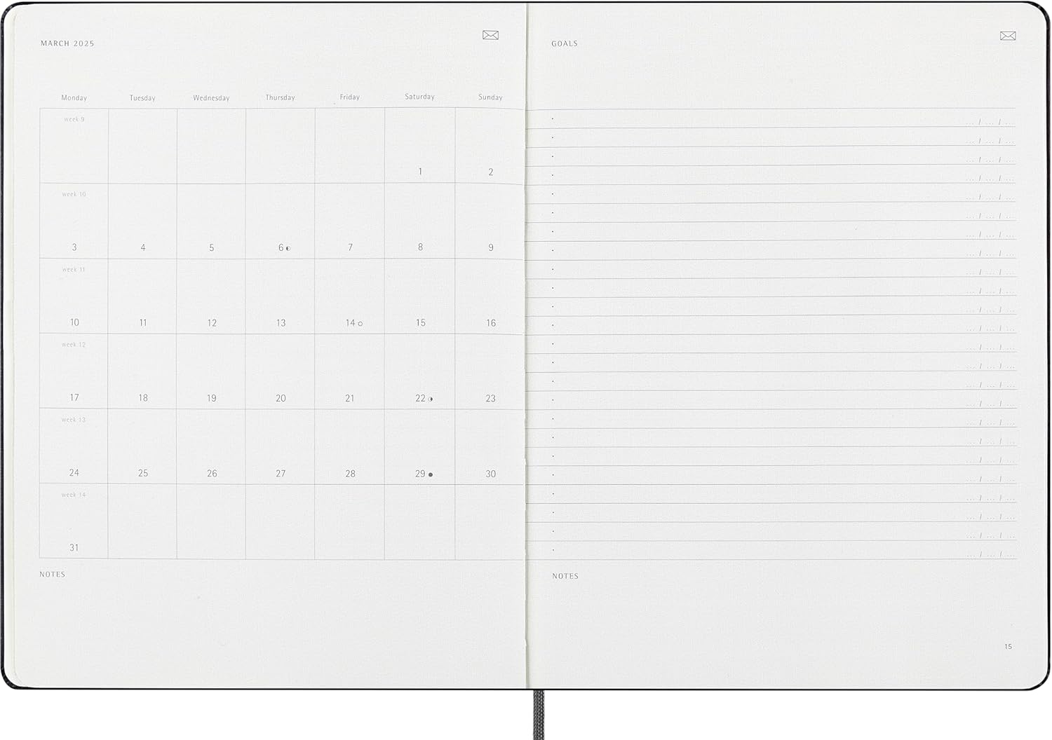 Smart Planner PRO 2025 – Wöchentlicher und monatlicher Produktivitätsplaner